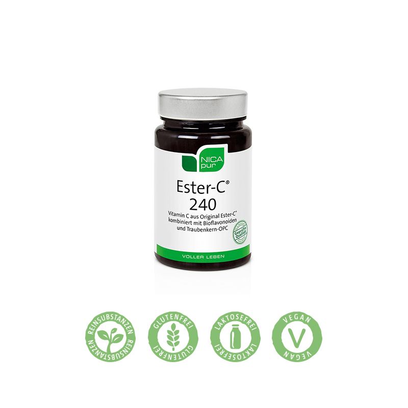 Ester-C mit 240 g Vitamin C - magenfreundliches & gepuffertes Vitamin C - für das Immunsystem