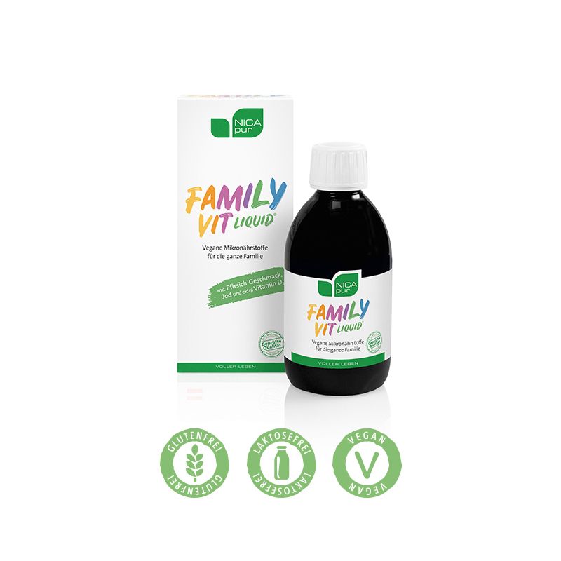 NICApur FamilyVit liquid - Multivitaminsaft für die ganze Familie