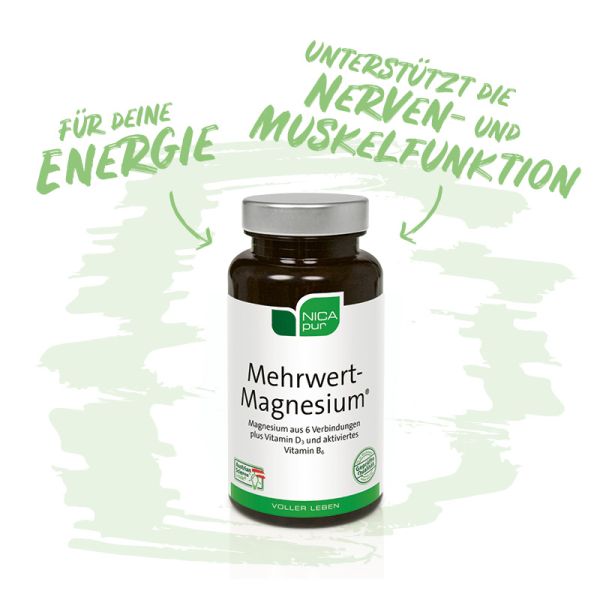 Mehrwert-Magnesium® - Unterstützt deine Nerven und Muskelfunktion 