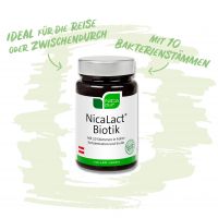 NicaLact® Biotik- Mit 10 Bakterienstämmen - Ideal auf Reisen oder Zwischendurch!