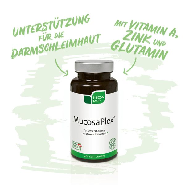 MucosaPlex® - Hilfe für deine Darmschleimhaut mit Vitamin A, Vitamin D, Zink und L-Glutamin