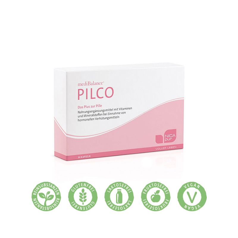 NICApur mediBalance® PILCO - dein Vitaminplus bei Pilleneinnahme