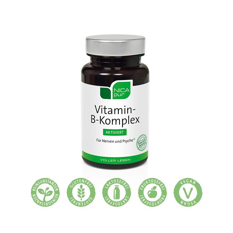 NICApur Vitamin-B-Komplex aktiviert - Für Nerven und Psyche