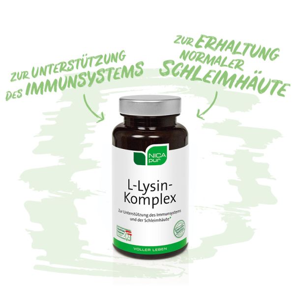 L-Lysin Komplex - Zur Unterstützung deines Immunsystems und deiner Schleimhäute